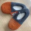 Verloop Pommed Rib Slippers - Grey Orange Accessories