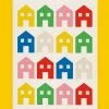 Paper And Stuff Homes Pattern Greeting Card 1 Paper And Stuff Homes Pattern Greeting Card
