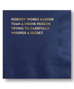 Sapling Press Drunk Person Cocktail Napkins
