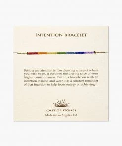 Cast Of Stones Intention Bracelet - Chakra Rainbow Accessories