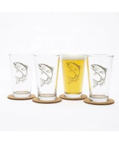 Counter Couture Trout Pint Glass