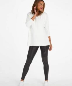 Spanx Perfect Length Top Dolman 3/4 Sleeve - Powder Clothing 7 Spanx Perfect Length Top Dolman 3/4 Sleeve - Powder Clothing