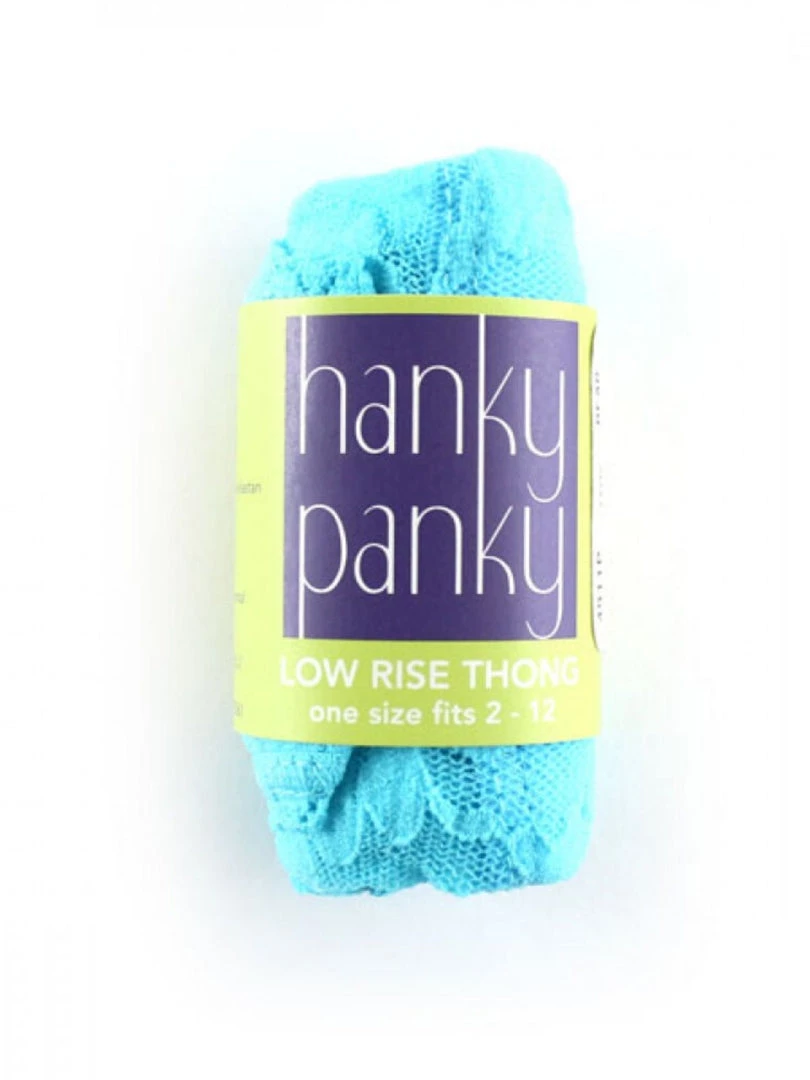 Hanky Panky Low Rise Thong - Beau Blue Clothing 3 Hanky Panky Low Rise Thong - Beau Blue Clothing