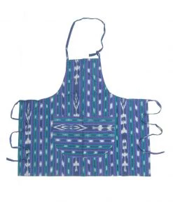 Upavim Crafts Woven Guatemalan Apron - Blue Accessories