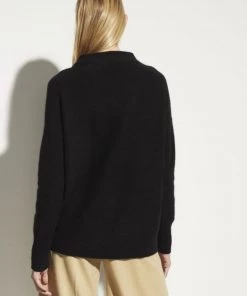 Vince Boiled Cashmere Funnel Neck Pullover Clothing 9 Vince Boiled Cashmere Funnel Neck Pullover Clothing