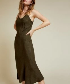 Nation LTD Clothing Sofia Slip In Jacquered Sateen