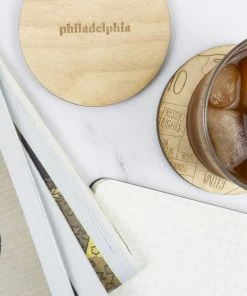 Neighborwoods Philadelphia Coasters - Set Of 4 Accessories