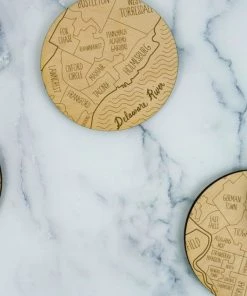 Neighborwoods Philadelphia Coasters - Set Of 4 Accessories