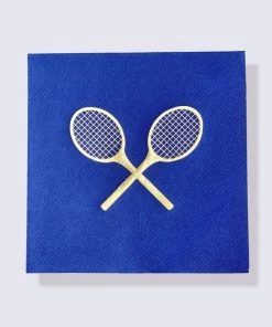 Courtgirl Home & Gift Racquet Napkin - Navy