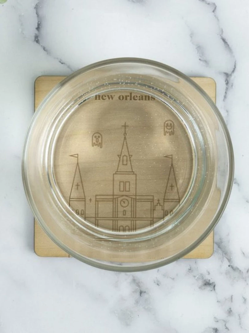 Neighborwoods Accessories New Orleans, St. Louis Cathedral Coaster 4 Neighborwoods Accessories New Orleans, St. Louis Cathedral Coaster