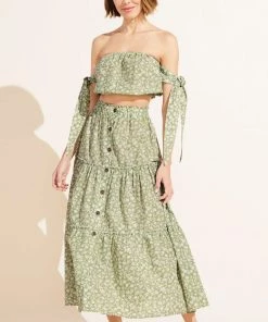 Eberjey Nolita Organic Cotton Voile Beach Skirt