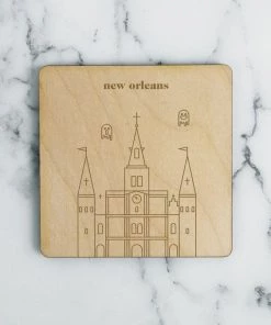Neighborwoods Accessories New Orleans, St. Louis Cathedral Coaster
