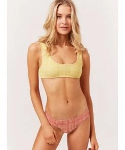 Solid & Striped Clothing Reversible Elle Top - Mini Grid