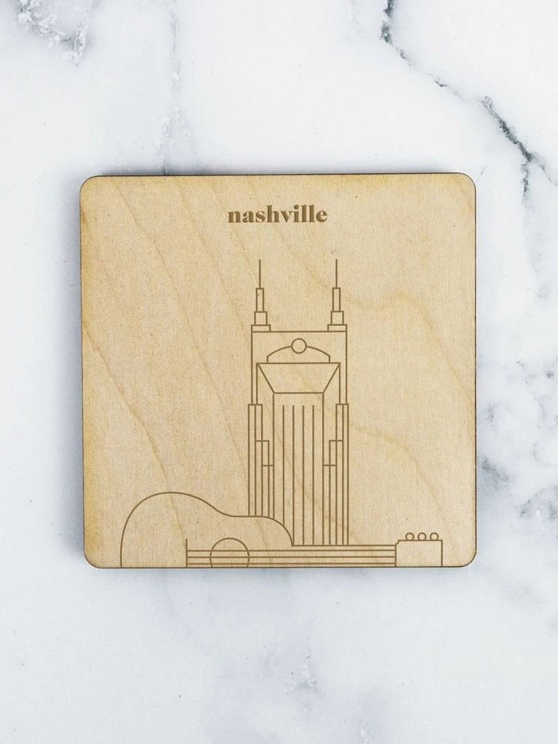 Neighborwoods Nashville, AT&T Building Coaster 3 Neighborwoods Nashville, AT&T Building Coaster