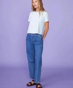 Monrow Clothing 50's Vintage Tee - Sea Foam 10 Monrow Clothing 50's Vintage Tee - Sea Foam