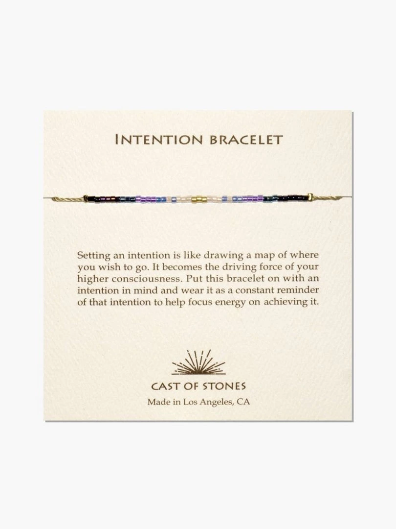 Cast Of Stones Intention Bracelet - Cool Ombre 3 Cast Of Stones Intention Bracelet - Cool Ombre