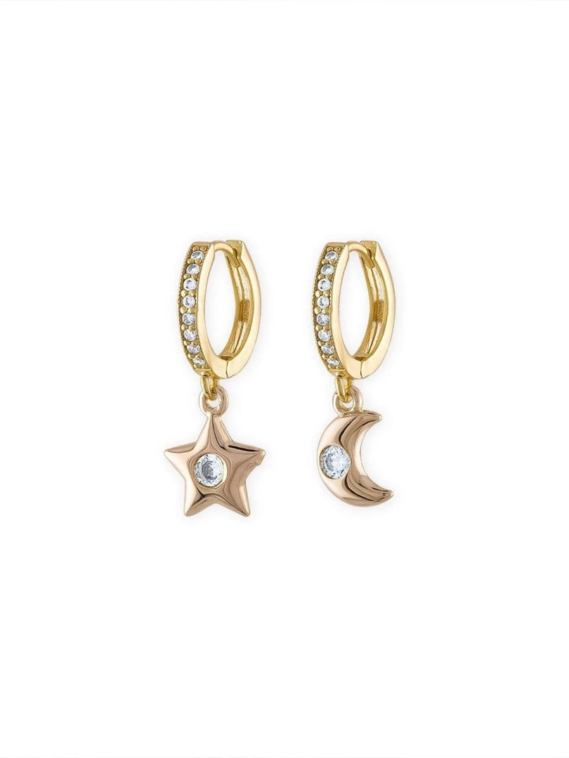 Alexa Leigh Accessories Celestial Crystal Huggie Hoop 3 Alexa Leigh Accessories Celestial Crystal Huggie Hoop