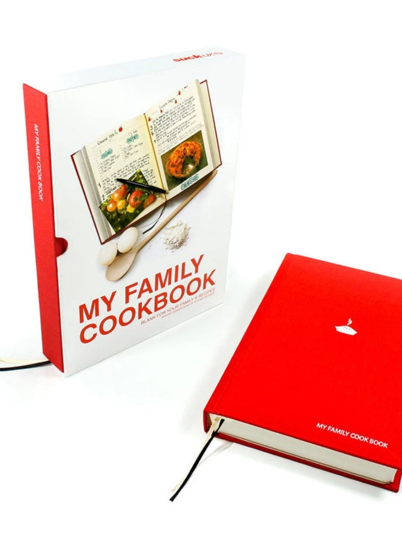 Suck UK My Family Cook Book - Red 5 Suck UK My Family Cook Book - Red