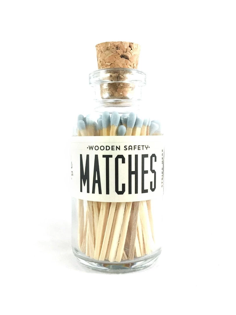 Made Market Co Mini Matches - Powder Blue 3 Made Market Co Mini Matches - Powder Blue