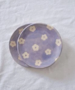 Erika Christine Ceramics Lavender Petunia Ring Dish