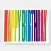 Paper And Stuff Home & Gift Happy Birthday Rainbow Greeting Card 1 Paper And Stuff Home & Gift Happy Birthday Rainbow Greeting Card