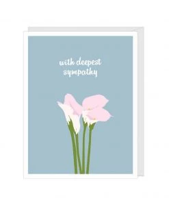 Apartment 2 Cards Home & Gift Calla Lily Sympathy Card