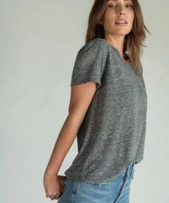 The Perfect White Tee Harley Boxy Crew - Heather Grey 11 The Perfect White Tee Harley Boxy Crew - Heather Grey