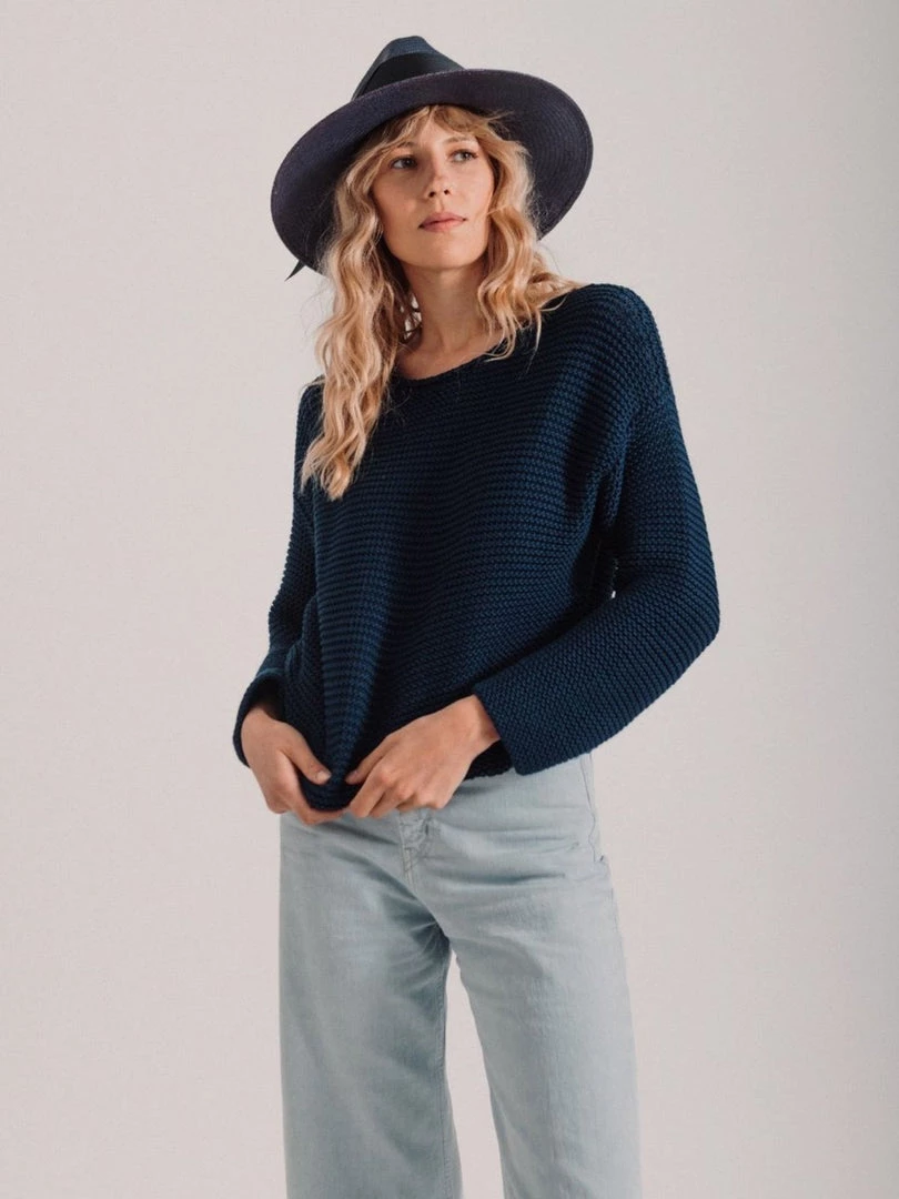 Sh*t That I Knit The Scotia Sweater - Navy Clothing 4 Sh*t That I Knit The Scotia Sweater - Navy Clothing