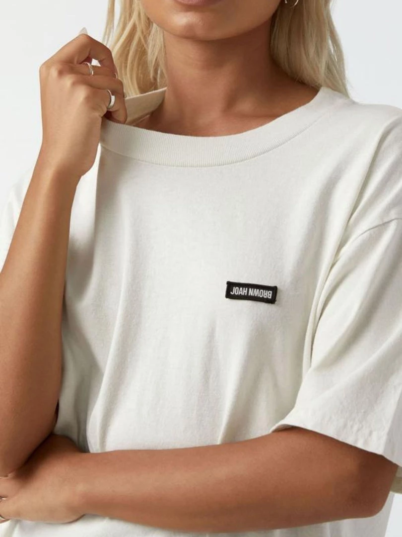 Joah Brown Oversized Crew Tee - Off White Clothing 7 Joah Brown Oversized Crew Tee - Off White Clothing