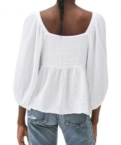 Michael Stars Patsy Square Neck Tee Clothing