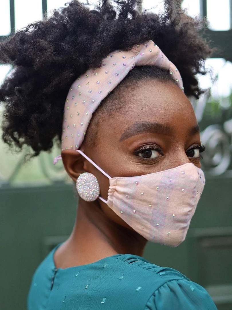 Lele Sadoughi Accessories Set Of 3 Masks - Lagoon Sweetheart 8 Lele Sadoughi Accessories Set Of 3 Masks - Lagoon Sweetheart