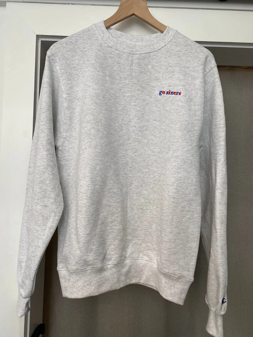 Lovebirds Originals Clothing Go Sixers Crewneck Sweatshirt 3 Lovebirds Originals Clothing Go Sixers Crewneck Sweatshirt