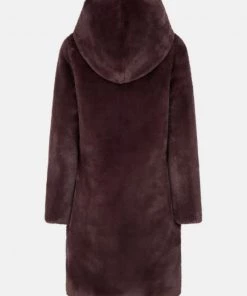Save The Duck Violet Reversible Long Hooded Jacket