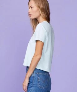 Monrow Clothing 50's Vintage Tee - Sea Foam 11 Monrow Clothing 50's Vintage Tee - Sea Foam