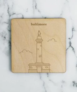 Neighborwoods Baltimore, Washington Monument Coaster Accessories