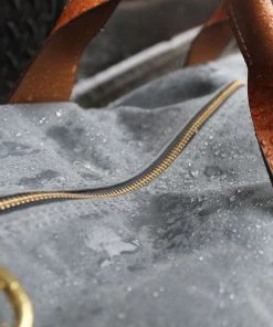 Boarding Pass Voyager Waxed Weekender Bag - Charcoal Grey