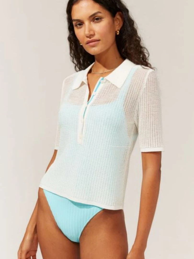 Solid & Striped Clothing The Leigh Polo Shirt 3 Solid & Striped Clothing The Leigh Polo Shirt