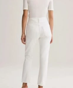 Agolde Riley High Rise Straight Crop - Tissue Clothing