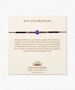 Cast Of Stones Accessories Evil Eye Bracelet - Cobalt W/ Red