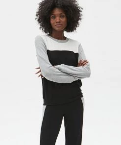 Michael Stars Tibby Colorblocked Pullover