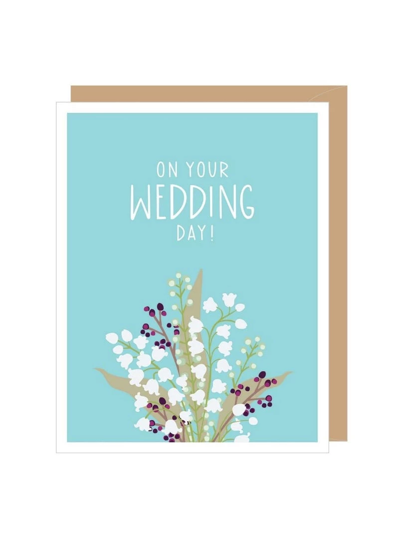 Apartment 2 Cards Home & Gift Lily Of The Valley Bouquet Wedding Card 3 Apartment 2 Cards Home & Gift Lily Of The Valley Bouquet Wedding Card