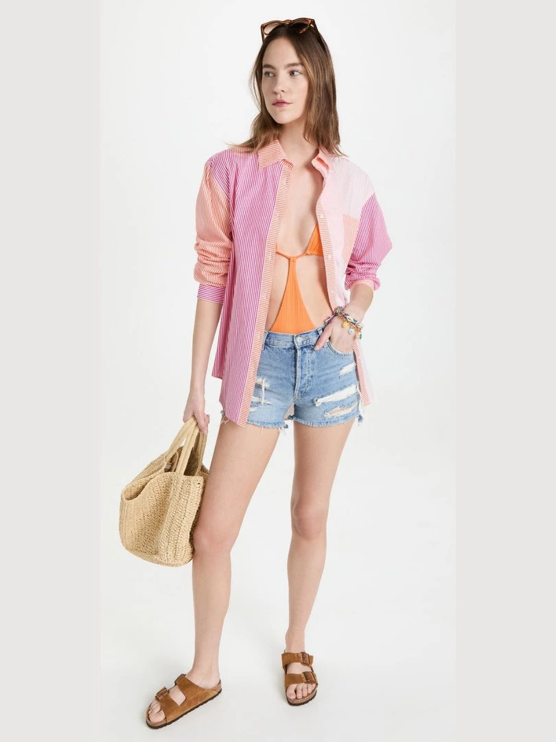 Solid & Striped The Striped Oxford Shirting Tunic Clothing 3 Solid & Striped The Striped Oxford Shirting Tunic Clothing