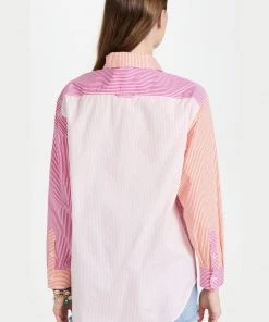 Solid & Striped The Striped Oxford Shirting Tunic Clothing