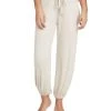 Eberjey Elon Cropped Pant - Oatmeal 2 Eberjey Elon Cropped Pant - Oatmeal