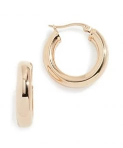 Shashi Dominique Gold Hoop 7 Shashi Dominique Gold Hoop