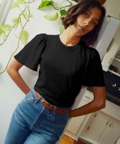 Nation LTD Savanna Top - Jet Black Clothing