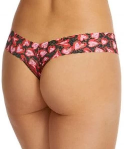 Hanky Panky Low Rise Thong - Love Potion 7 Hanky Panky Low Rise Thong - Love Potion