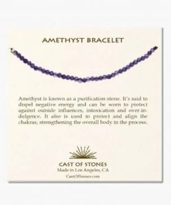 Cast Of Stones Amethyst Bracelet Accessories