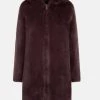 Save The Duck Violet Reversible Long Hooded Jacket