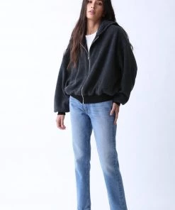 Electric & Rose Estelle Sherpa Bomber - Onyx Clothing